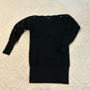 WHBM boat neck tunic sweater